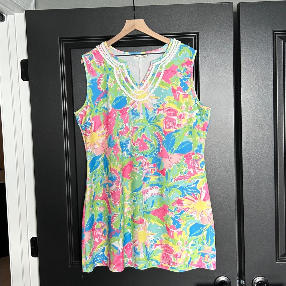 Southern stitch sleeveless Dress XL EUC